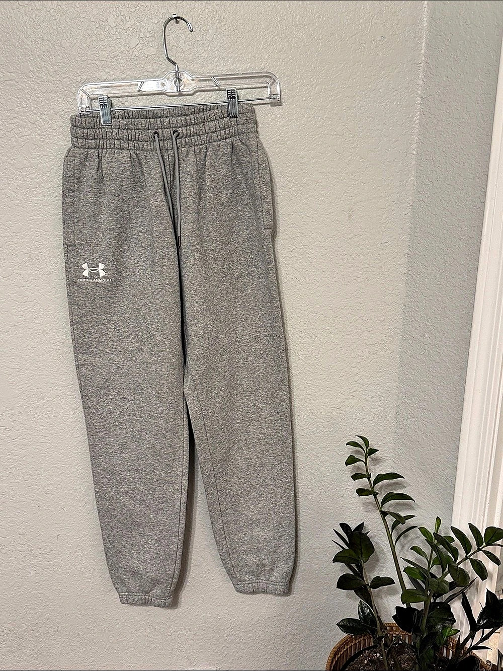 Under Armour Rival Fleece Joggers Gray Size Small